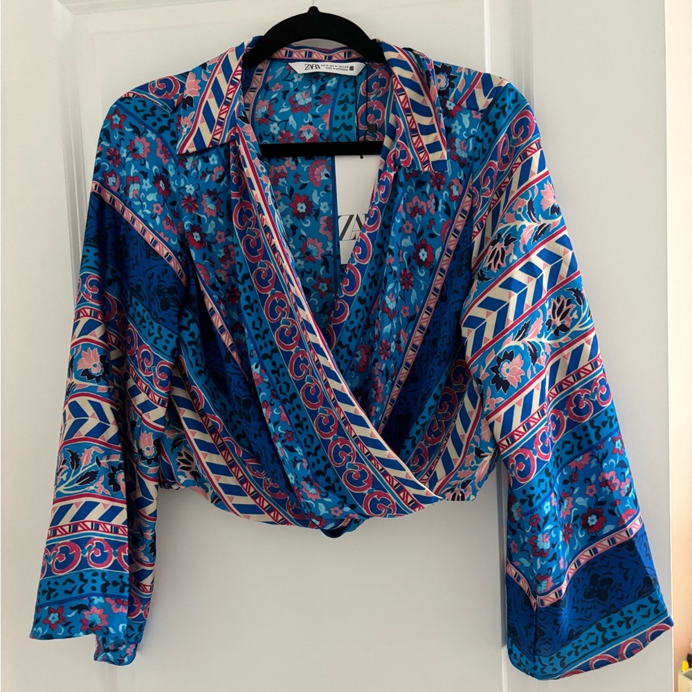 Boho Zara nwt crop top